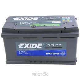 Аккумуляторную батарею Автомобильный аккумулятор Exide EA1000