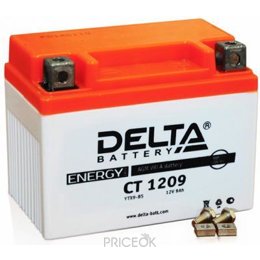 Аккумуляторную батарею Автомобильный аккумулятор DELTA CT 1209